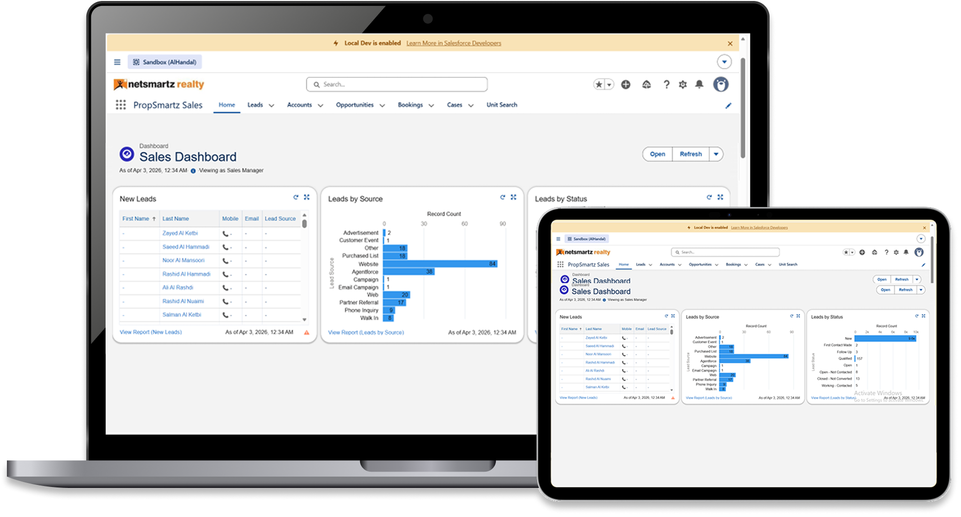 PropSmartz platform view